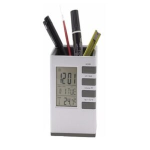 Pen-holder-digital-clock