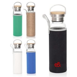 Personalized-Borosilicate-Glass Bottle with Neo Sleeve