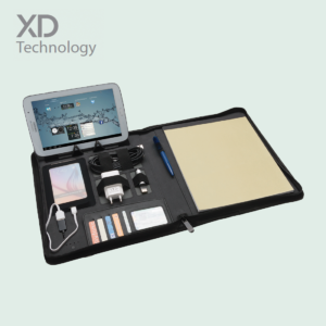 A5 Fabric Notebook and Charger
