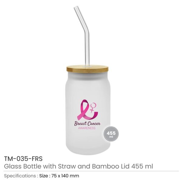 Glass-Bottle-with-Breast-Cancer-Logo