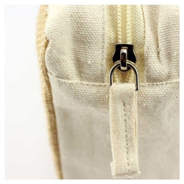Jute-Zipper-Pouch-with-Breast-Cancer-Awareness-Logo-5