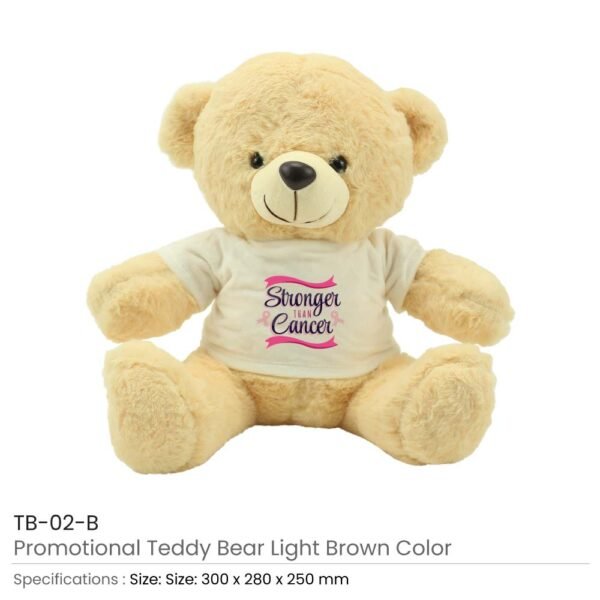 Teddy-Bear-Toys-with-Breast-Cancer-Awareness-Logo