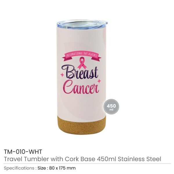 Travel-Mug-with-Breast-Cancer-Logo